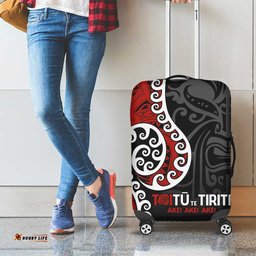 Honour The Treaty New Zealand Luggage Cover Toitu Te Tiriti Ake!Ake!Ake!