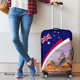 Luggage Cover Sydney Opera Aus Flag Southern Cross