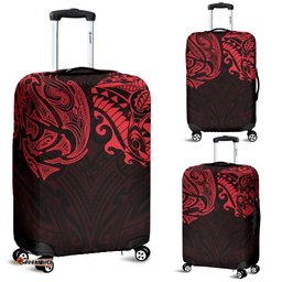 New Zealand Luggage Covers, Maori Polynesian Tattoo Red