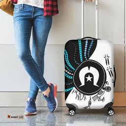 Aboriginal Pattern Torest Strait Island Luggage Cover