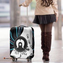 Aboriginal Pattern Torest Strait Island Luggage Cover