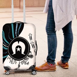 Aboriginal Pattern Torest Strait Island Luggage Cover