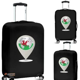 Live In Wales Luggage Cover