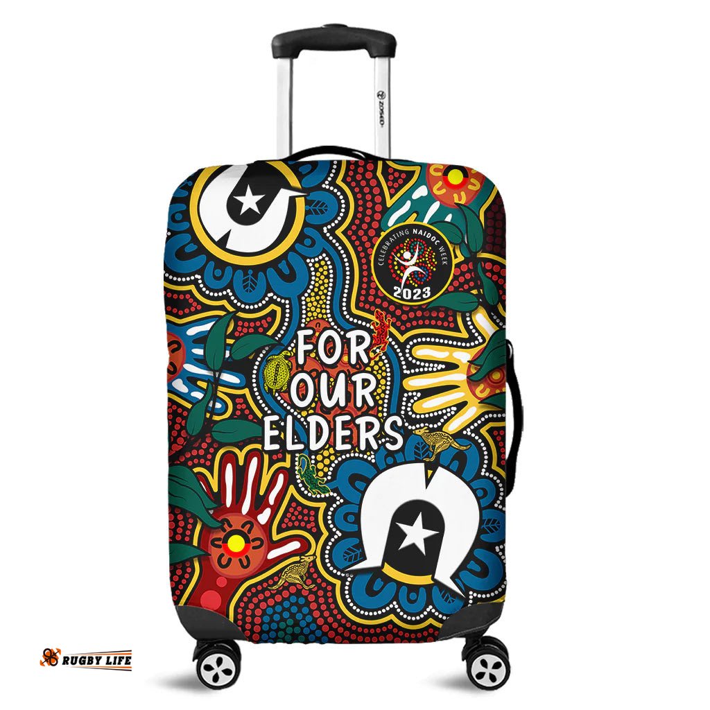 Australia NAIDOC Week Luggage Cover For Our Elders Indigenous