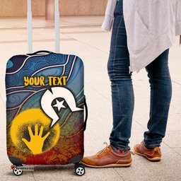 Custom Aboriginal Luggage Covers Aboriginal and Torres Strait Islanders Flag
