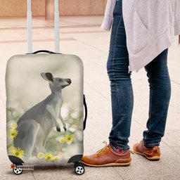 Luggage Cover - Kangaroo Suitcase Landscape Art Painting