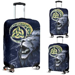 Scotland Luggage Covers Scottish Lion and Celtic Moon