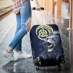 Scotland Luggage Covers Scottish Lion and Celtic Moon