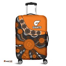Greater Western Sydney Football Luggage Cover Giants 2012 Boomerang Indigenous Pattern