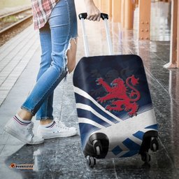 Scotland Celtic Luggage Covers Scottish Flag Lion Polygon Style
