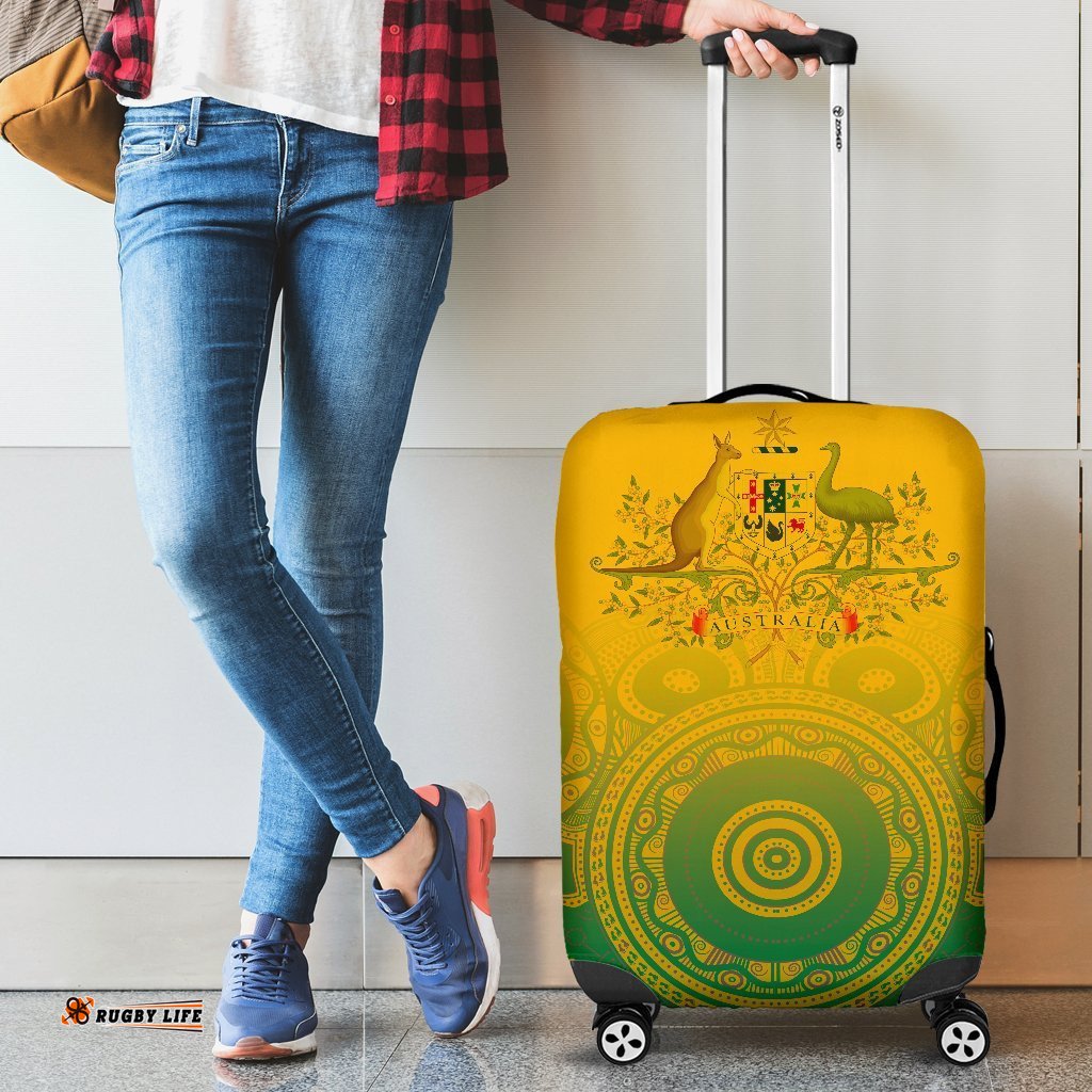 Aboriginal Luggage Covers, Australia Rugby and Coat Of Arms Ver01