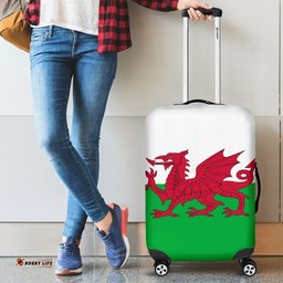 Wales Flag Luggage Cover