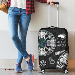 New Zealand Aotearoa Luggage Covers, Maori Mangopare Paua Shell