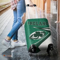Ireland Rugby Luggage Covers Celtic Shamrock and Rugby Ball