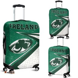Ireland Rugby Luggage Covers Celtic Shamrock and Rugby Ball