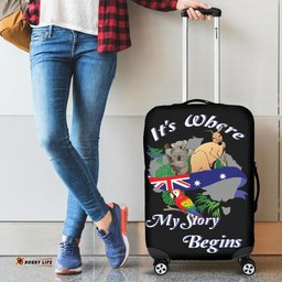 Luggage Cover Australia Animals Aus Flag