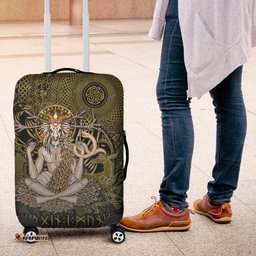 Cernunnos Goddess Luggage Cover Celtic God of the Forest
