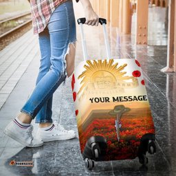 Custom ANZAC Day Luggage Covers We Will Remember Them
