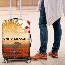 Custom ANZAC Day Luggage Covers We Will Remember Them