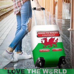 Going To Wales Luggage Cover