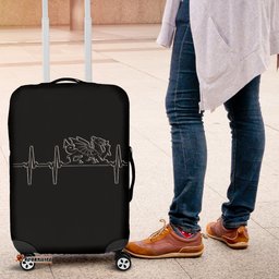 Wales Heartbeat Luggage Cover