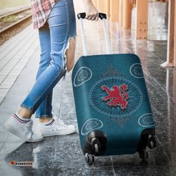 Scotland Celtic Luggage Covers Celtic Compass With Scottish Lion