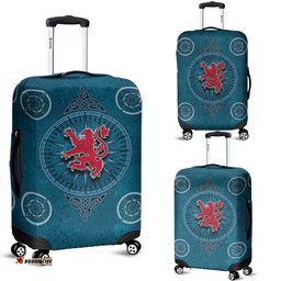 Scotland Celtic Luggage Covers Celtic Compass With Scottish Lion