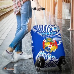 Mate Ma'a Tonga Rugby Luggage Covers Polynesian Unique Vibes Blue