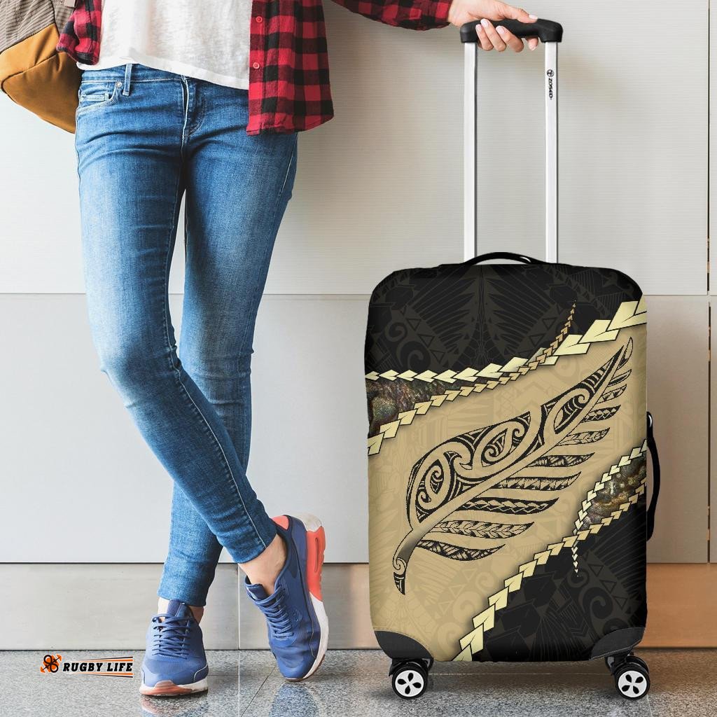 Paua Shell, Maori Silver Fern Luggage Covers
