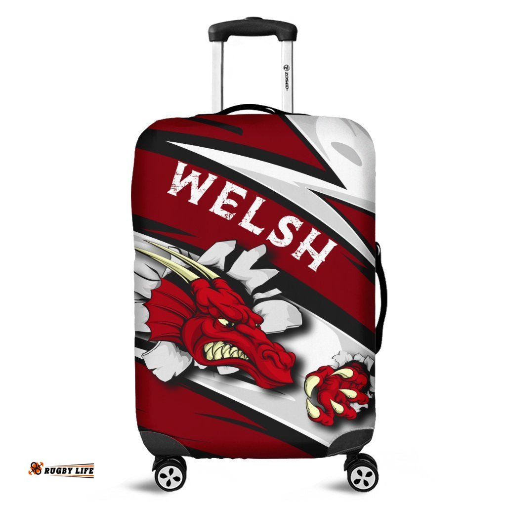 Wales Bloody Dragon of Welsh Luggage Cover Lode Style