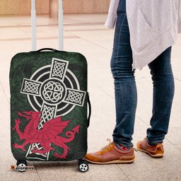 Wales Celtic Luggage Covers Celtic Cross and Cymru Skew Style