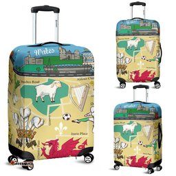 Wales Travel Luggage Cover