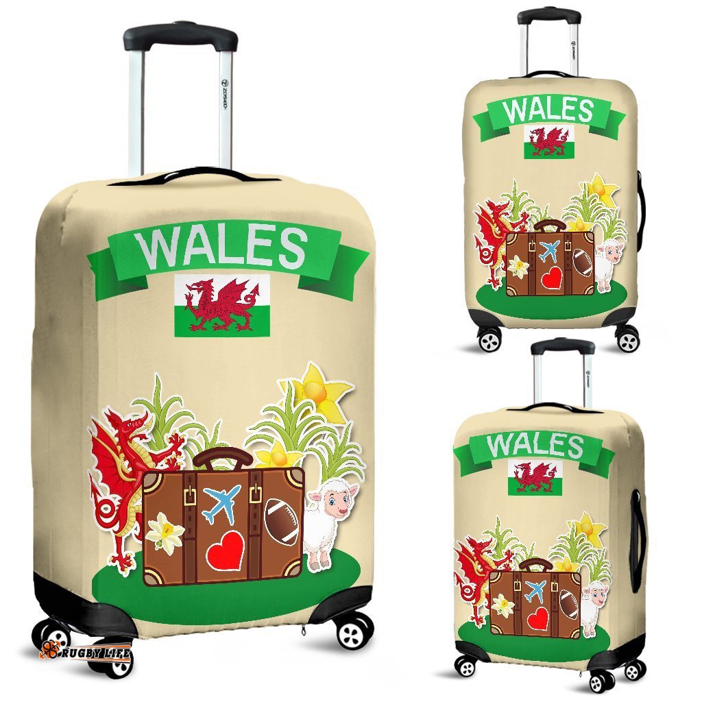Wales Travel Luggage Cover