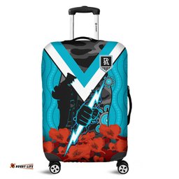 Port Adelaide Football ANZAC Luggage Cover Power Aboriginal Mix Poppy Camouflage