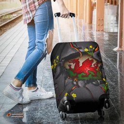 Wales Luggage Covers Welsh Dragon Daffodil Lava