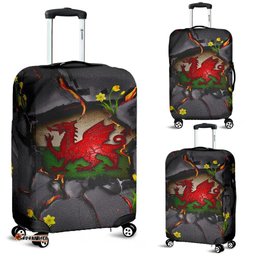 Wales Luggage Covers Welsh Dragon Daffodil Lava