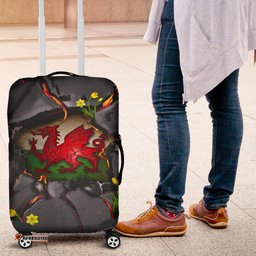 Wales Luggage Covers Welsh Dragon Daffodil Lava