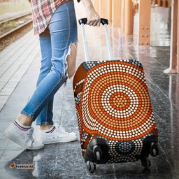 Luggage Cover Aboriginal Dot Painting Ver05