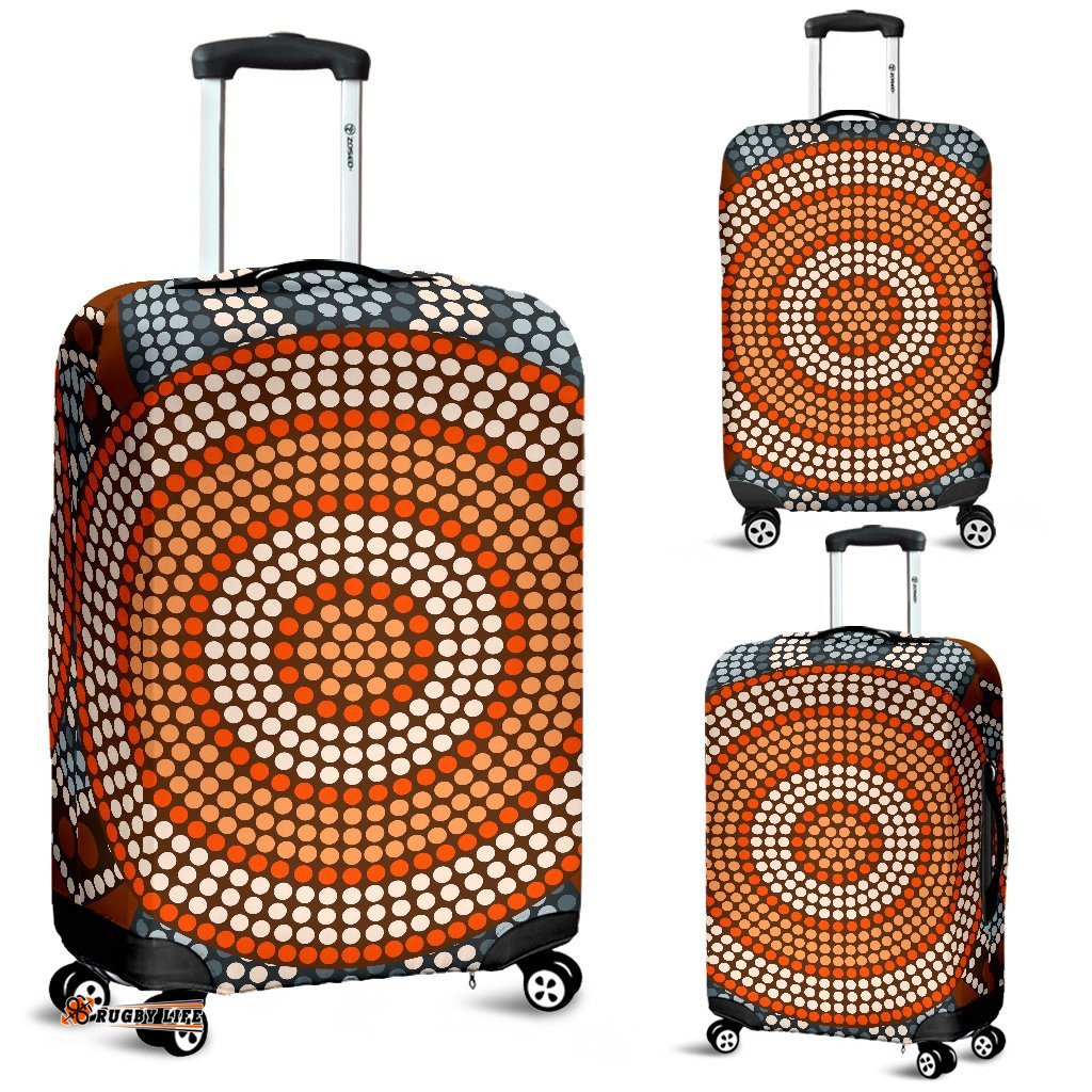 Luggage Cover Aboriginal Dot Painting Ver05