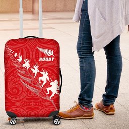 New Zealand Luggage Cover, Haka Fern Rugby