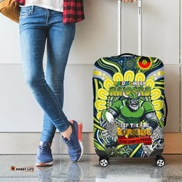 Custom NAIDOC Week 2024 Raiders Luggage Cover Mascot Rugby