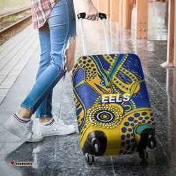 Eels Rugby Aboriginal Art Luggage Covers