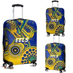 Eels Rugby Aboriginal Art Luggage Covers