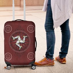 Isle Of Man Celtic Luggage Covers Celtic Compass With Manx Triskelion