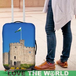 Wales Cardiff Castle Luggage Cover