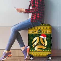 Australia Matildas Christmas Luggage Cover Merry Xmas National Color