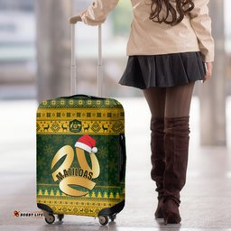 Australia Matildas Christmas Luggage Cover Merry Xmas National Color