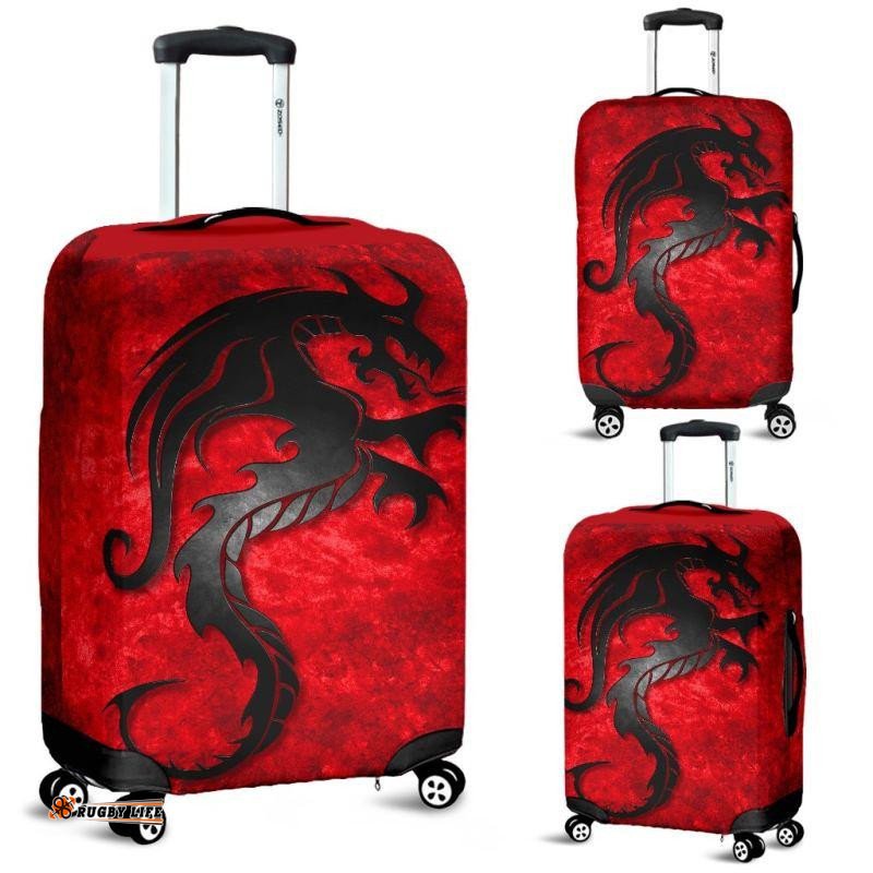 Wales Celtic Dragon Luggage Cover 05