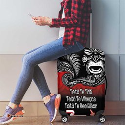 Aotearoa Toitu Te Tiriti Luggage Cover New Zealand Honour the Treaty Fight Together