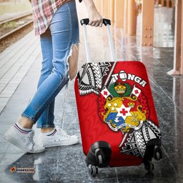 Tonga Rugby Luggage Covers Polynesian Style Pinwheel